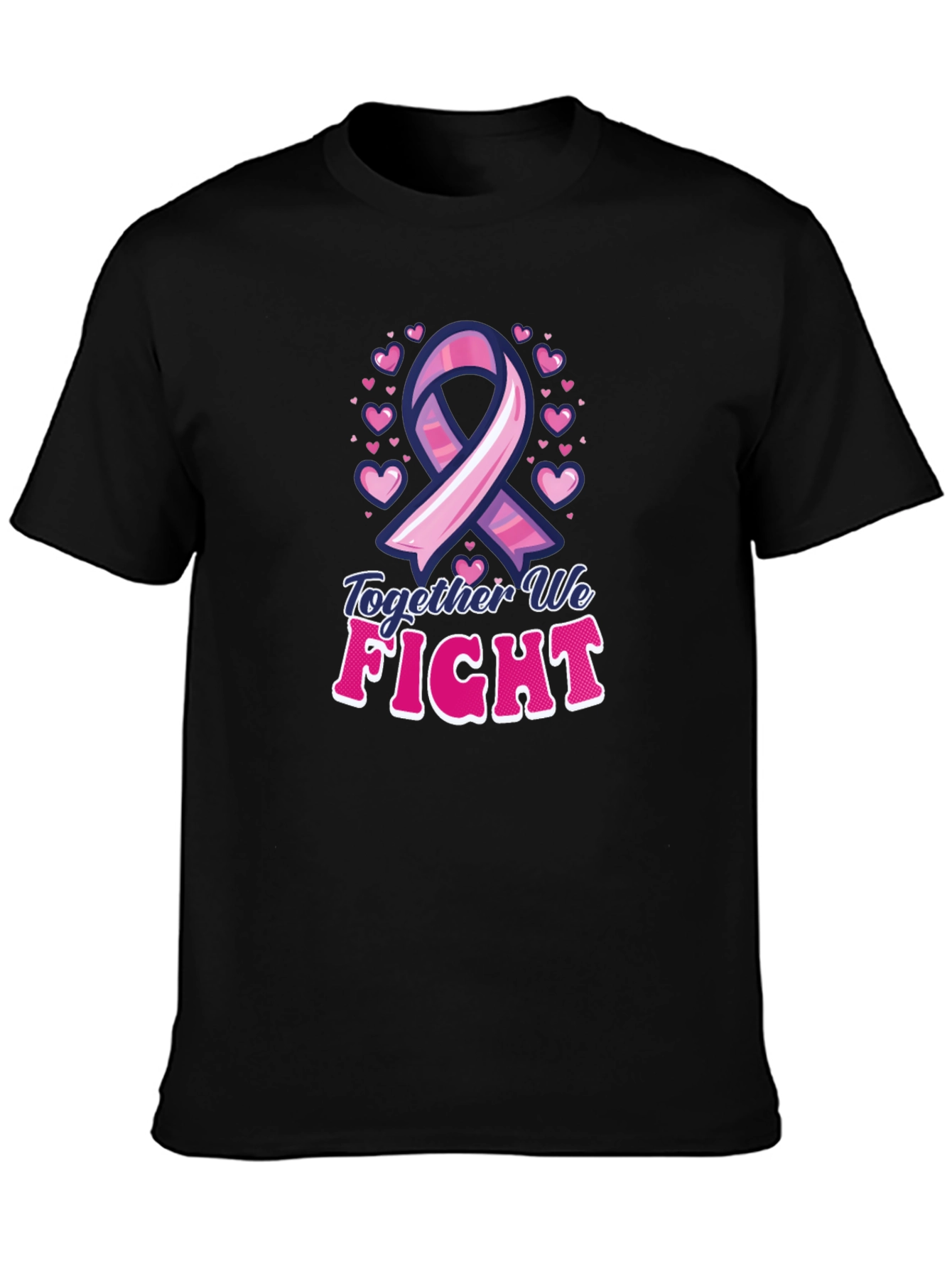 Together We Fight Breast Cancer Awareness T-Shirt