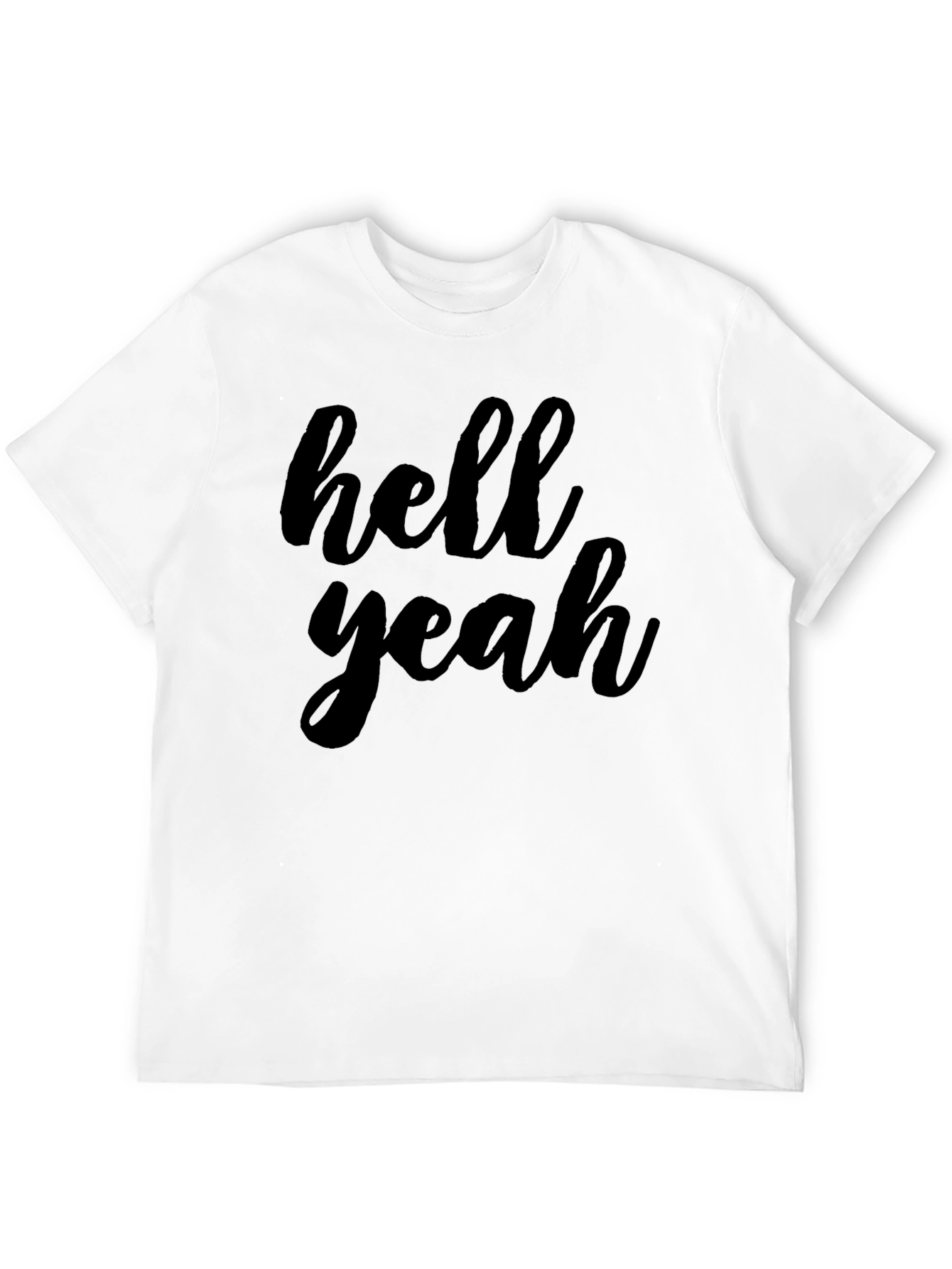 Hell Yeah Graphic Tee - Mens Crew Neck T-Shirt