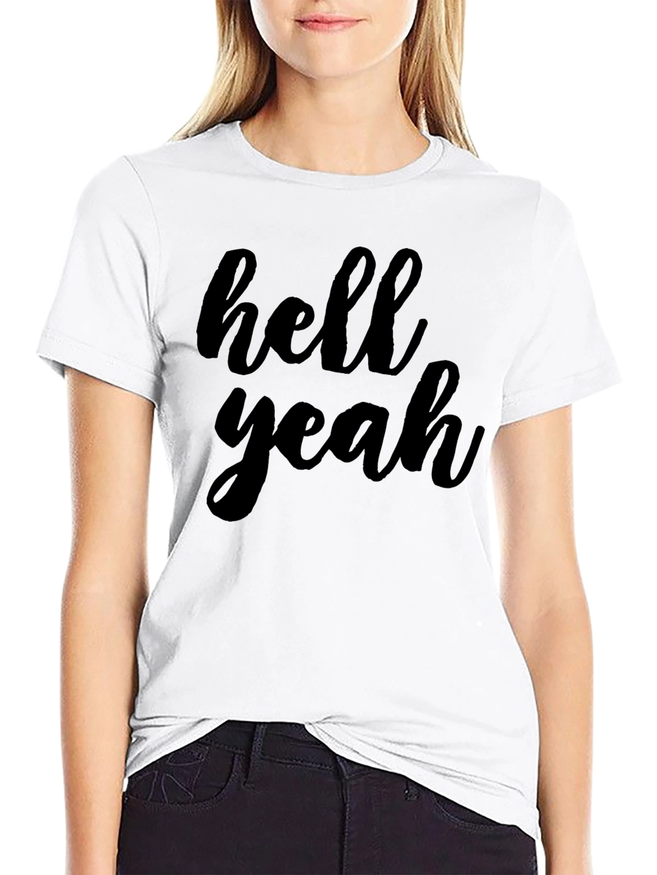 Hell Yeah Graphic Tee - Mens Crew Neck T-Shirt