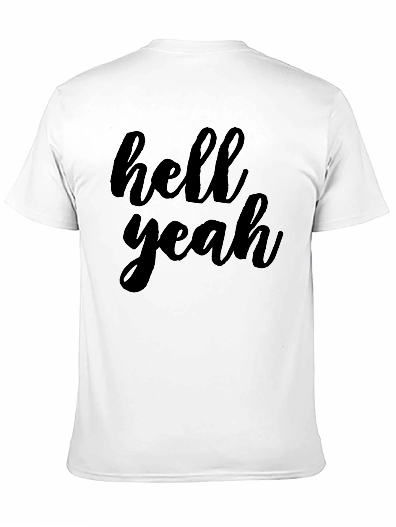 Hell Yeah Graphic Tee - Mens Crew Neck T-Shirt