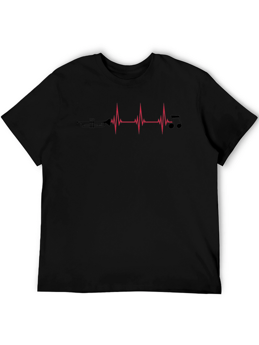 Music Heartbeat T-Shirt - Musician Apparel