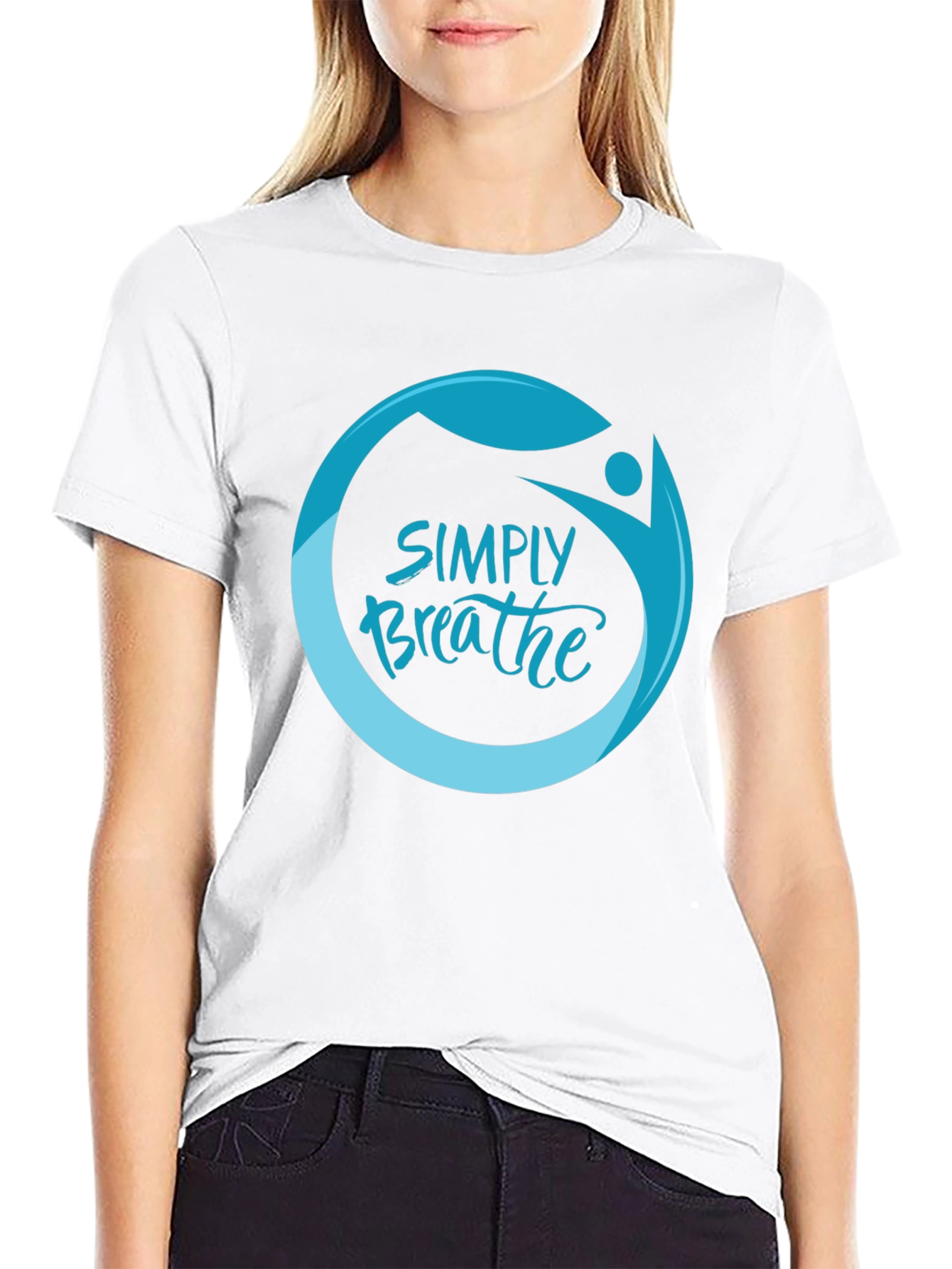 Simply Breathe Graphic Tee -  Comfortable & Stylish