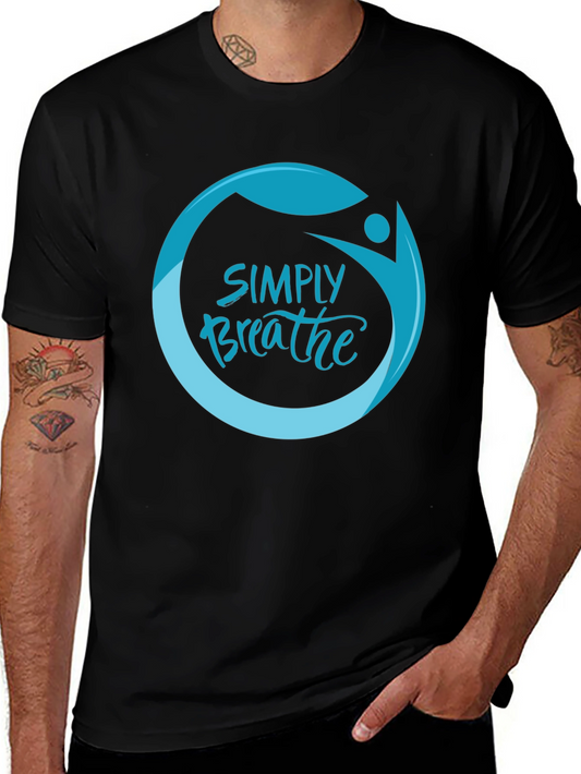 Simply Breathe Graphic Tee -  Comfortable & Stylish