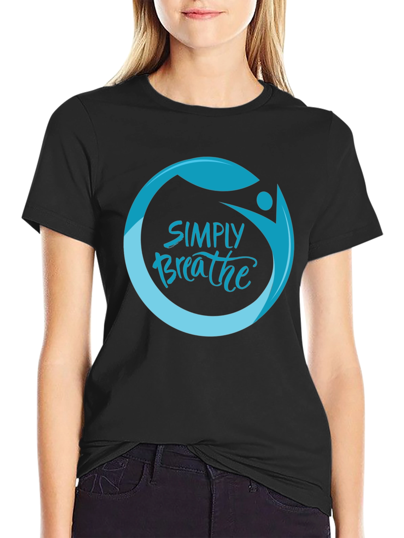 Simply Breathe Graphic Tee -  Comfortable & Stylish