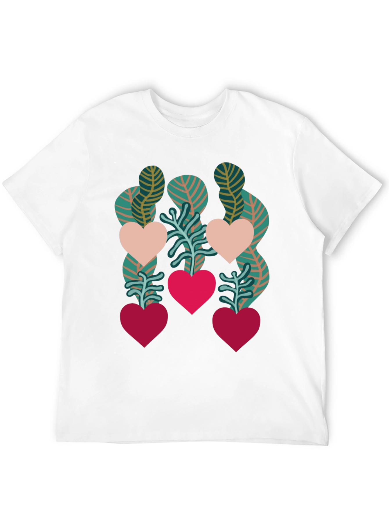 Heart Plant Graphic Tee - Love Blooms