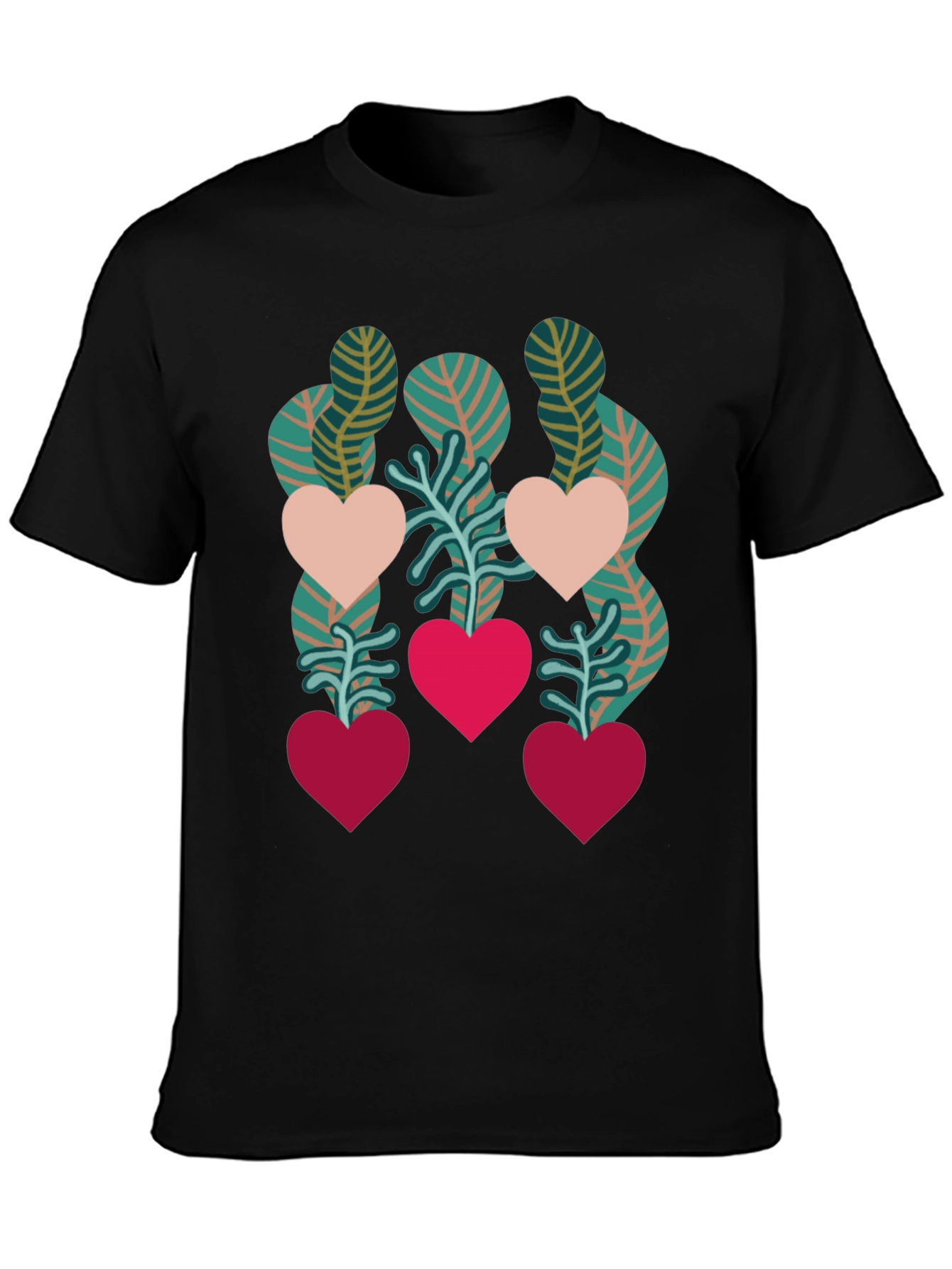 Heart Plant Graphic Tee - Love Blooms