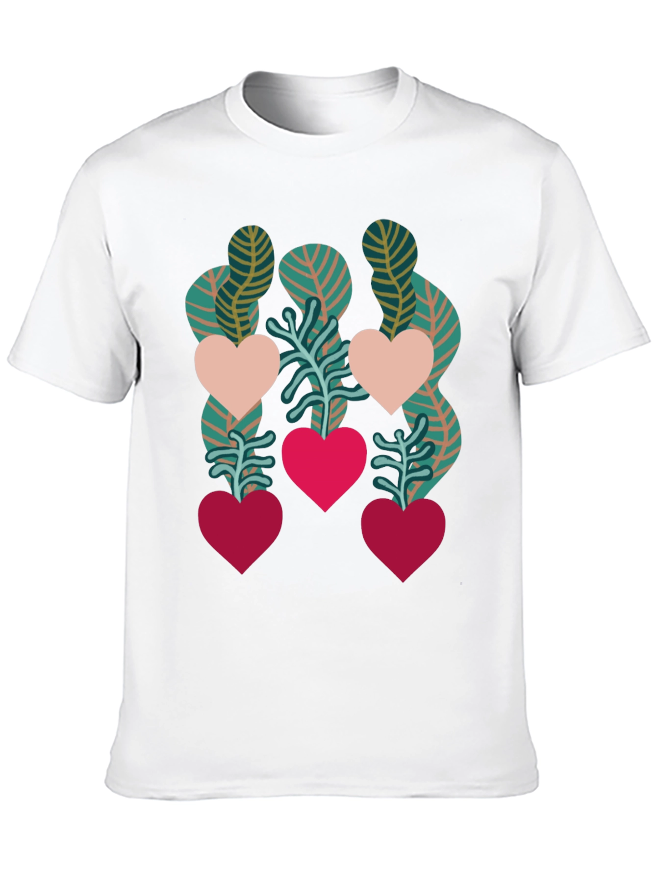 Heart Plant Graphic Tee - Love Blooms