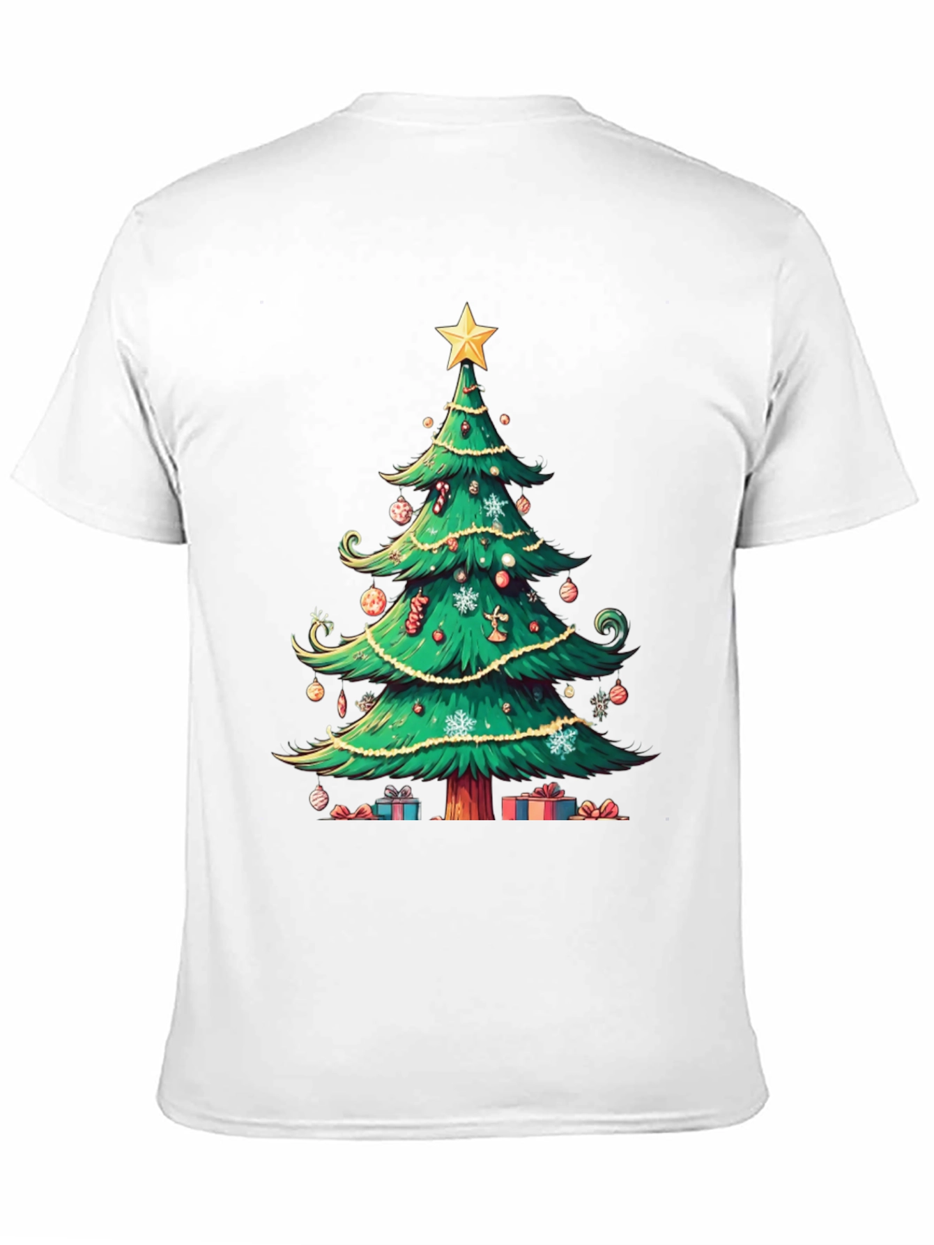 Festive Christmas Tree Graphic Tee