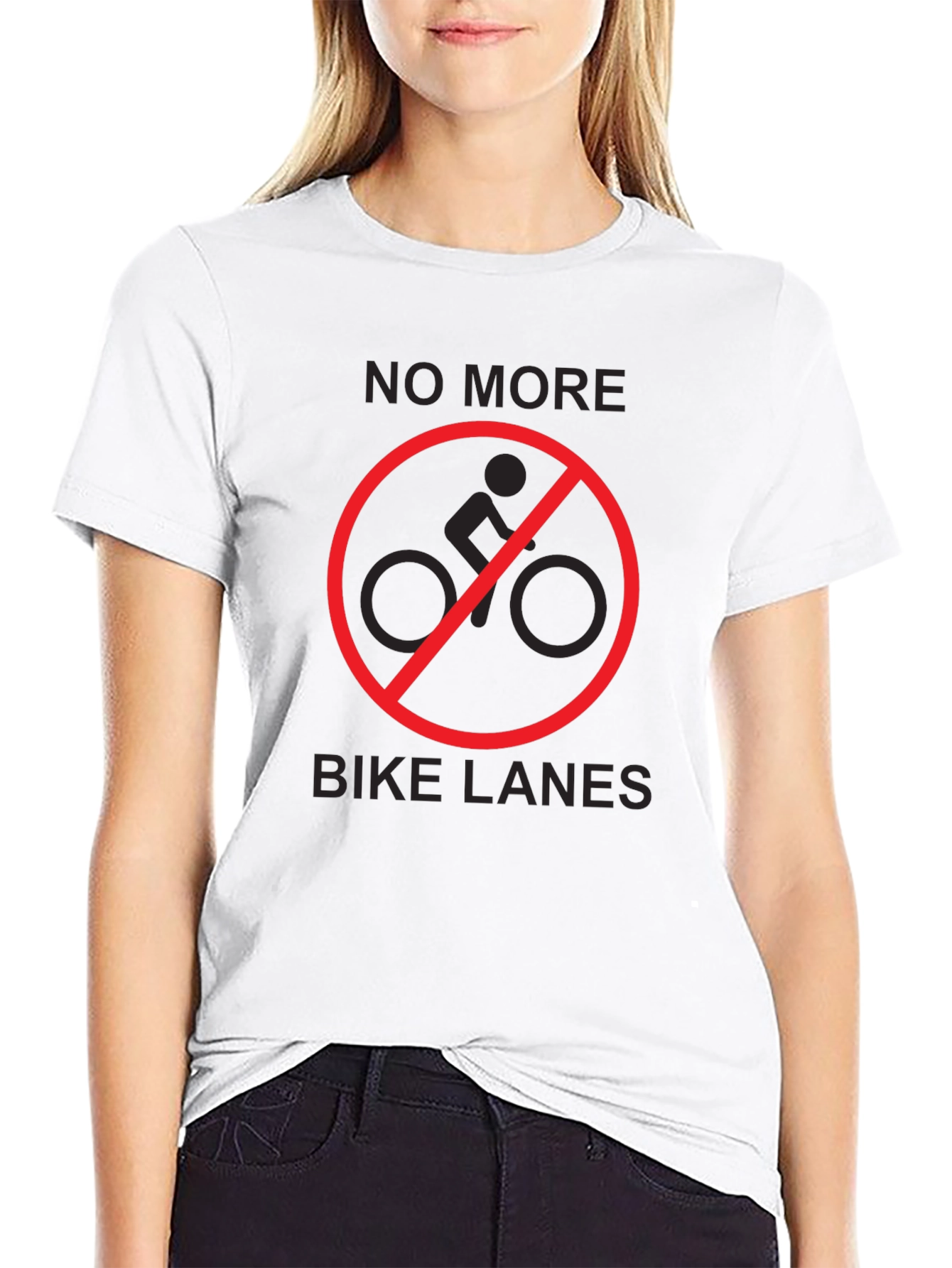 No More Bike Lanes Graphic T-Shirt