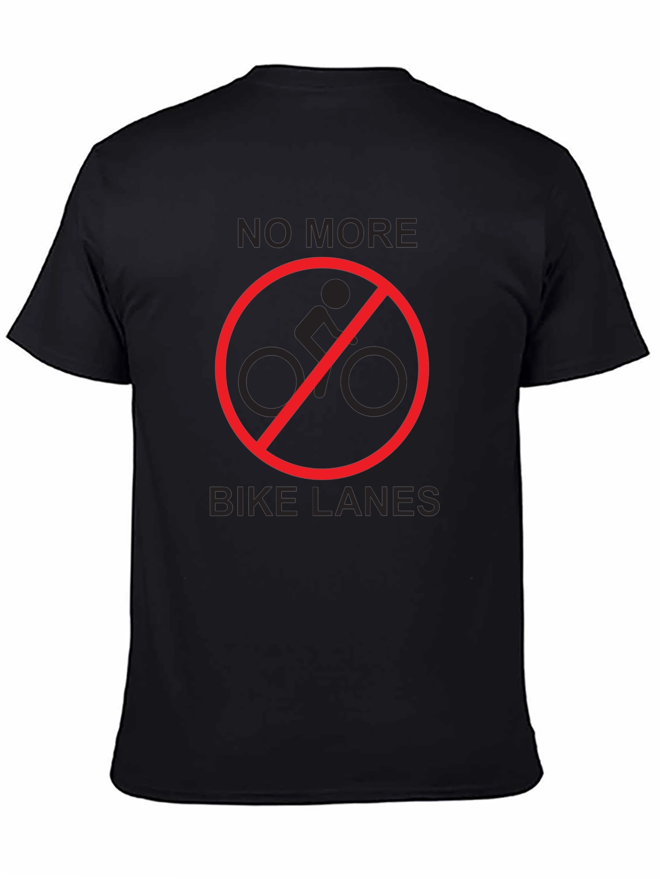 No More Bike Lanes Graphic T-Shirt