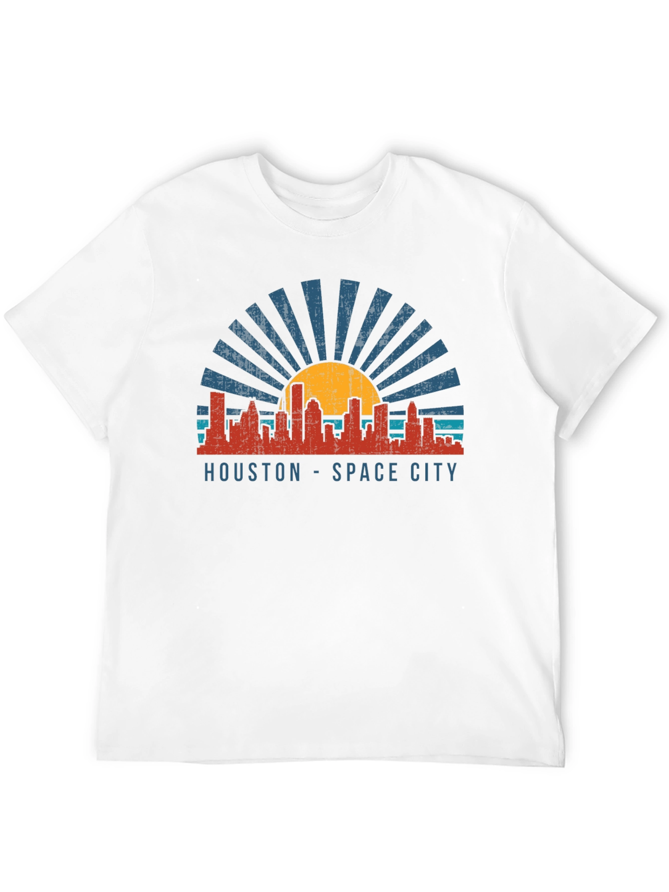 Houston Space City Retro T-Shirt