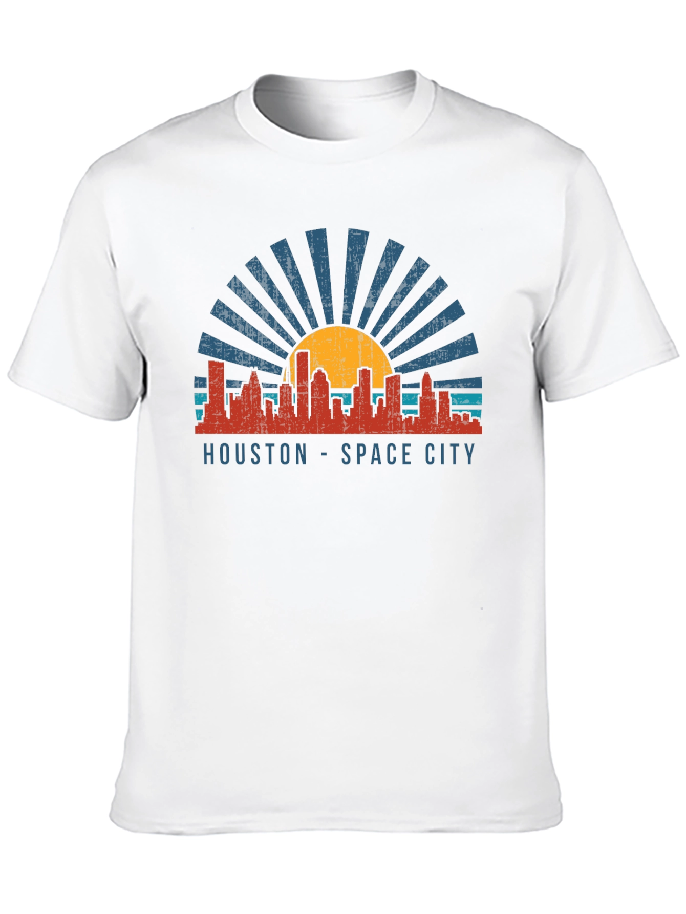 Houston Space City Retro T-Shirt