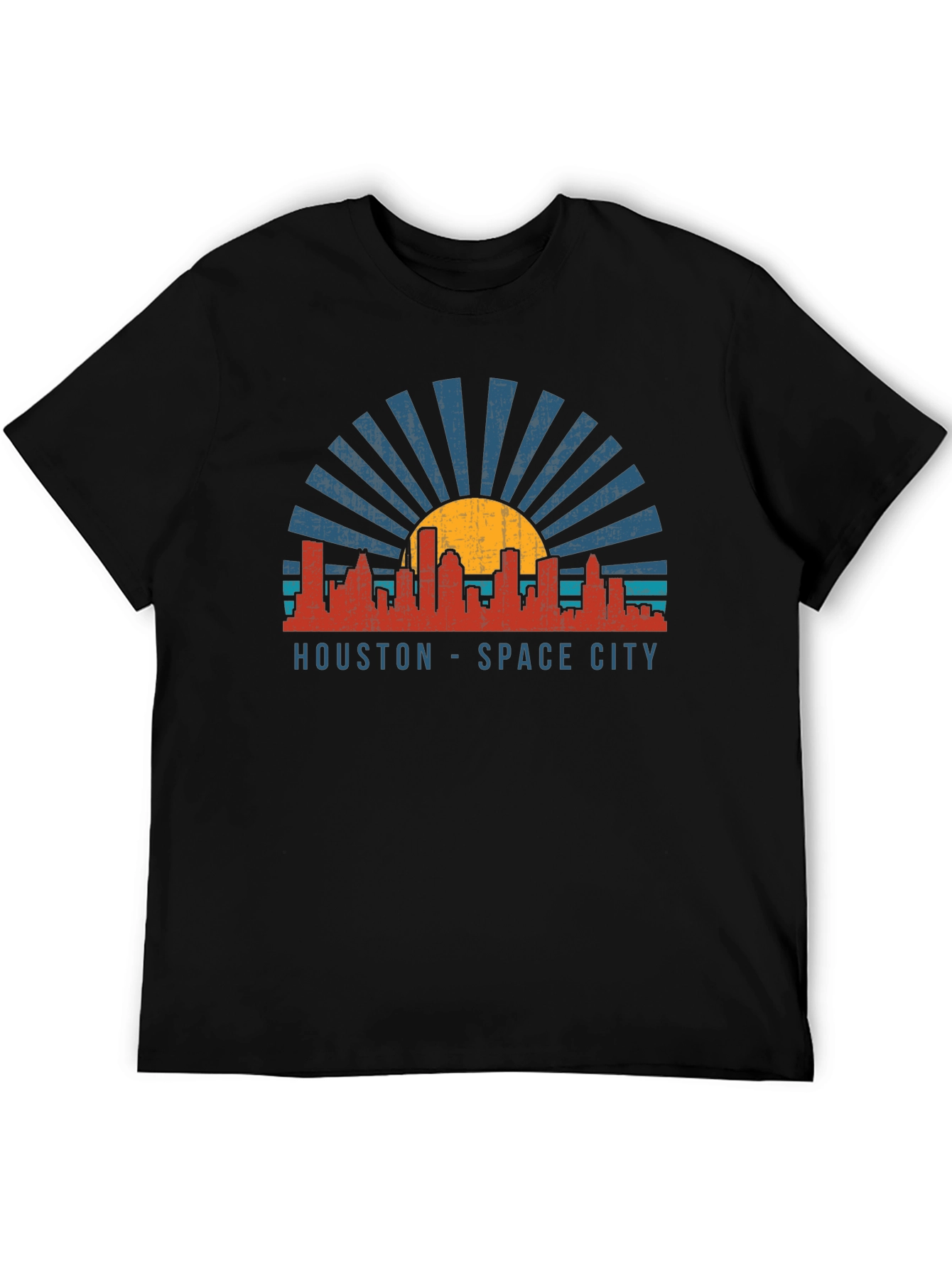 Houston Space City Retro T-Shirt