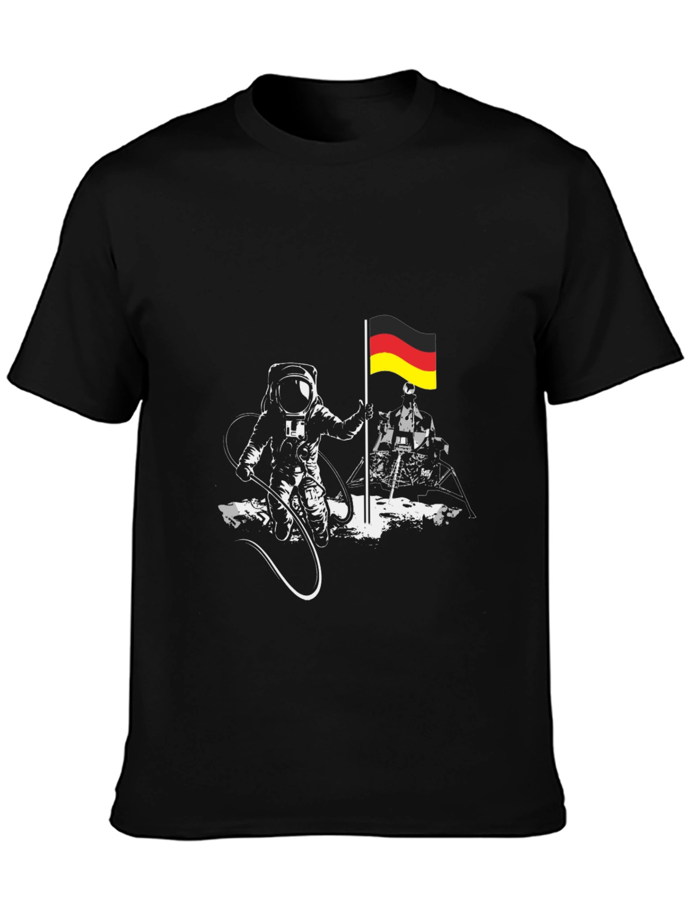 German Astronaut T-Shirt - Moon Landing Tee