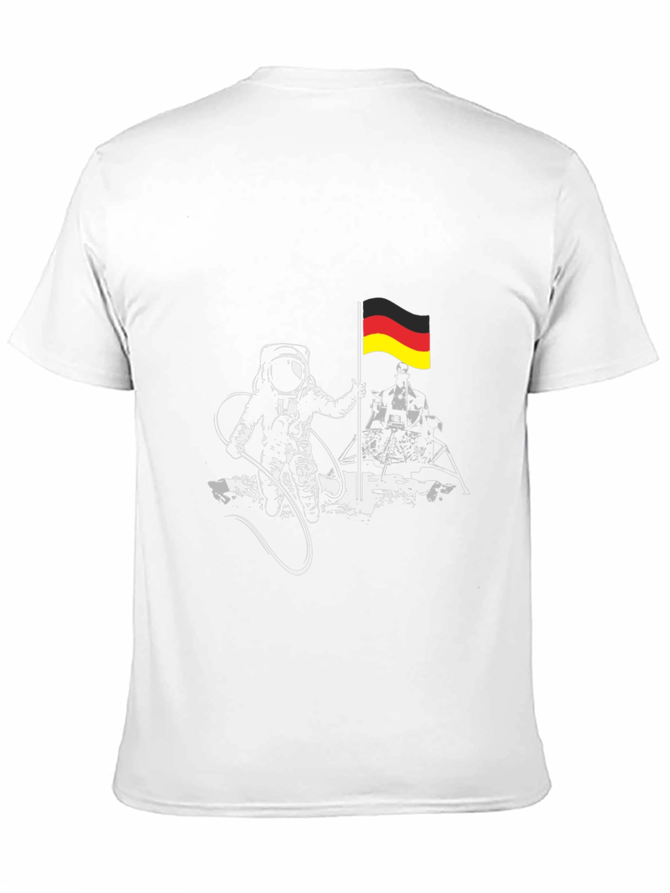 German Astronaut T-Shirt - Moon Landing Tee