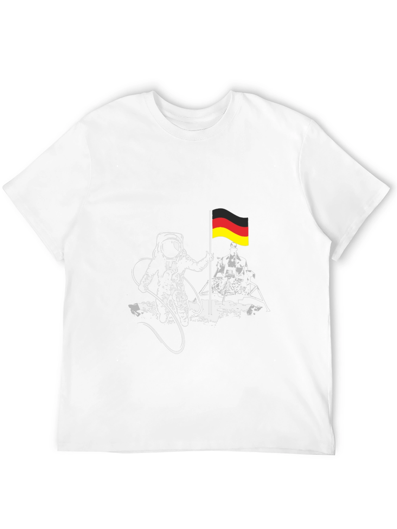 German Astronaut T-Shirt - Moon Landing Tee