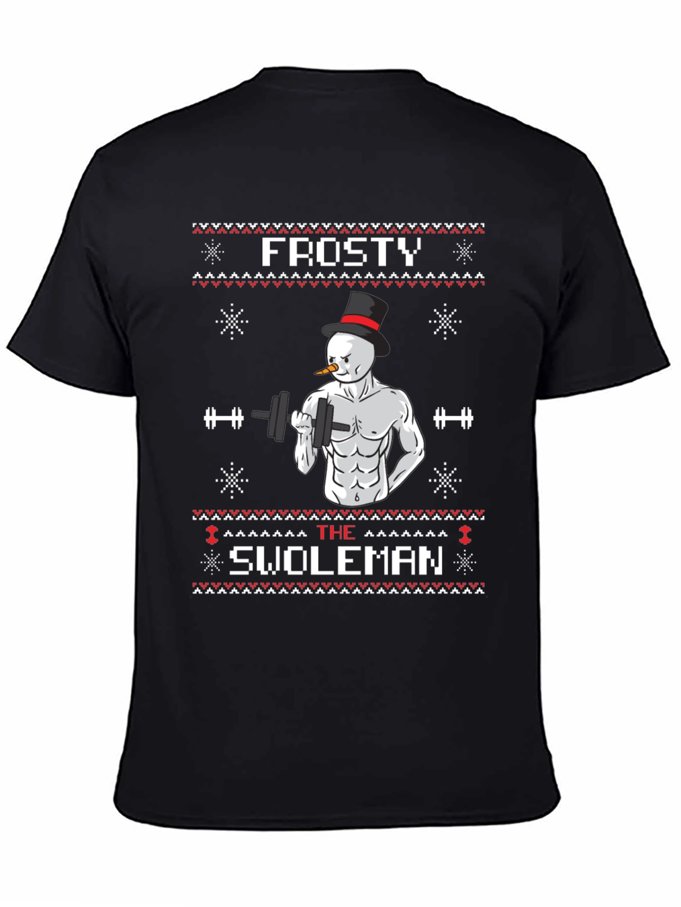 Frosty the Swoleman T-Shirt - Holiday Gym Humor