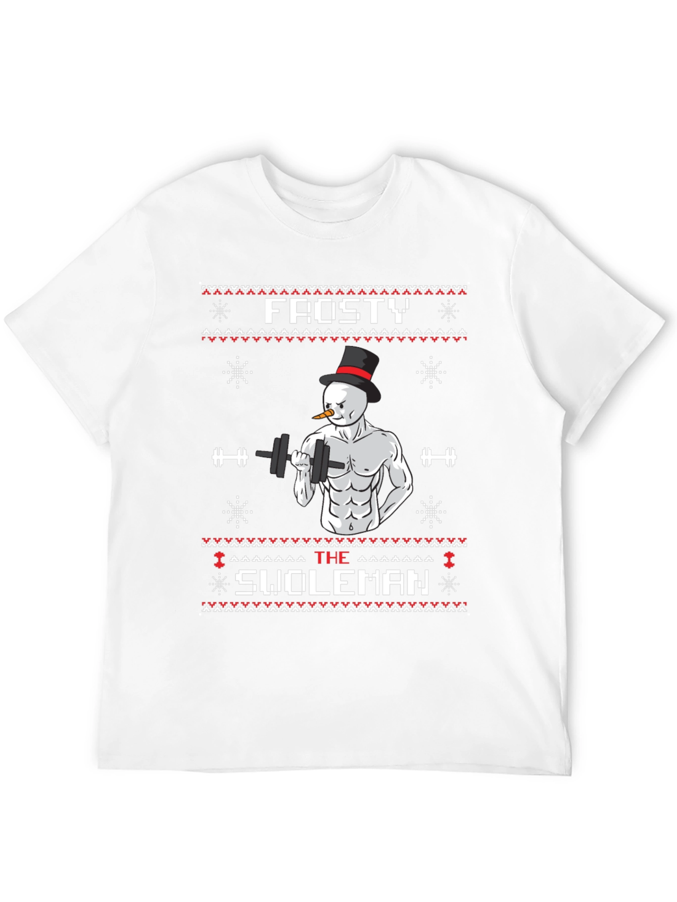 Frosty the Swoleman T-Shirt - Holiday Gym Humor