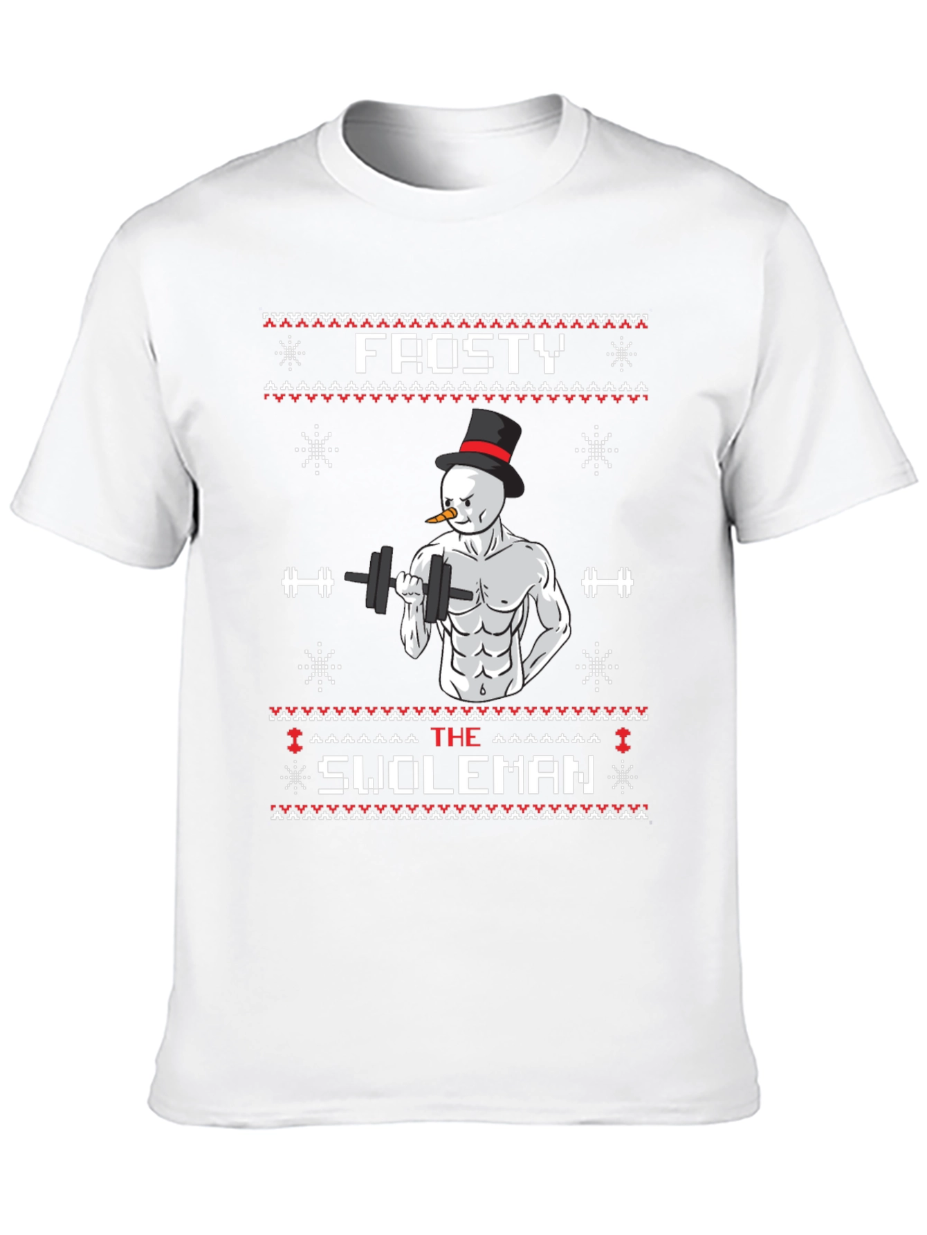 Frosty the Swoleman T-Shirt - Holiday Gym Humor