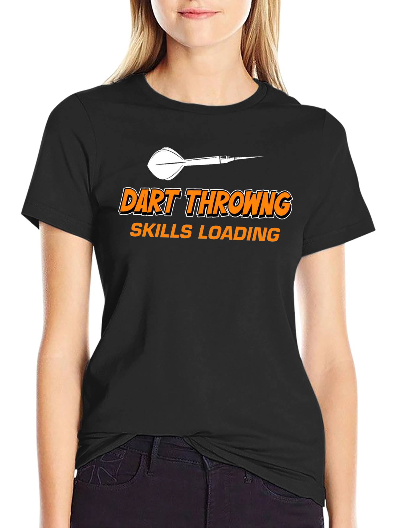 Dart Throwing Skills Loading Funny T-Shirt