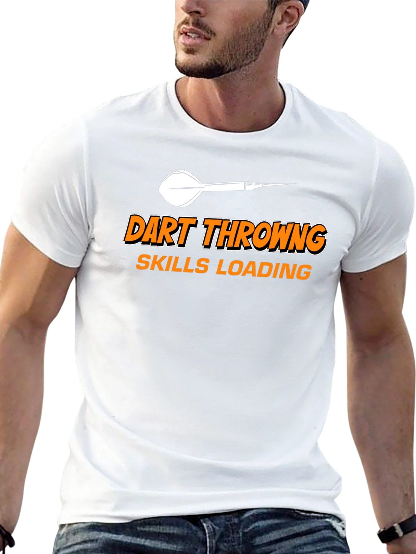 Dart Throwing Skills Loading Funny T-Shirt