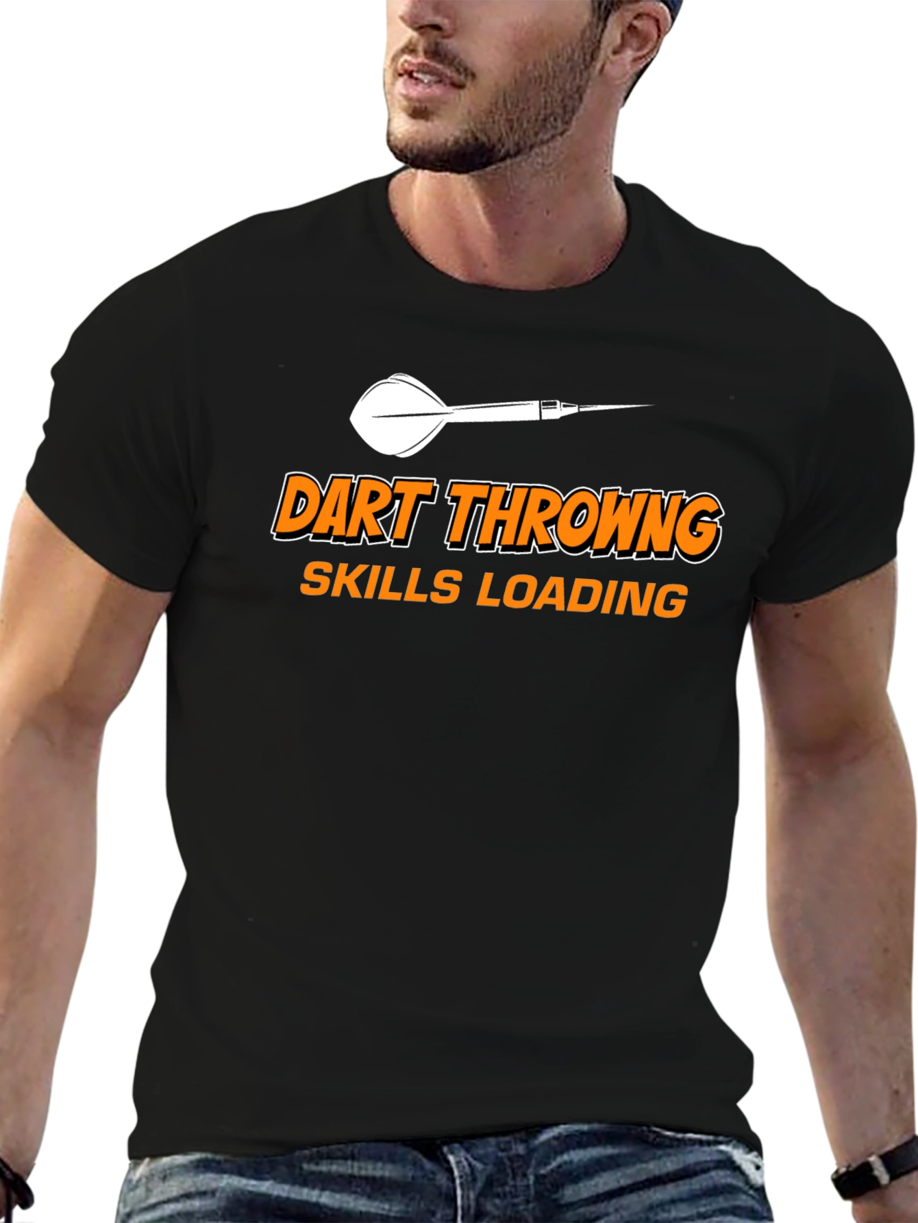 Dart Throwing Skills Loading Funny T-Shirt