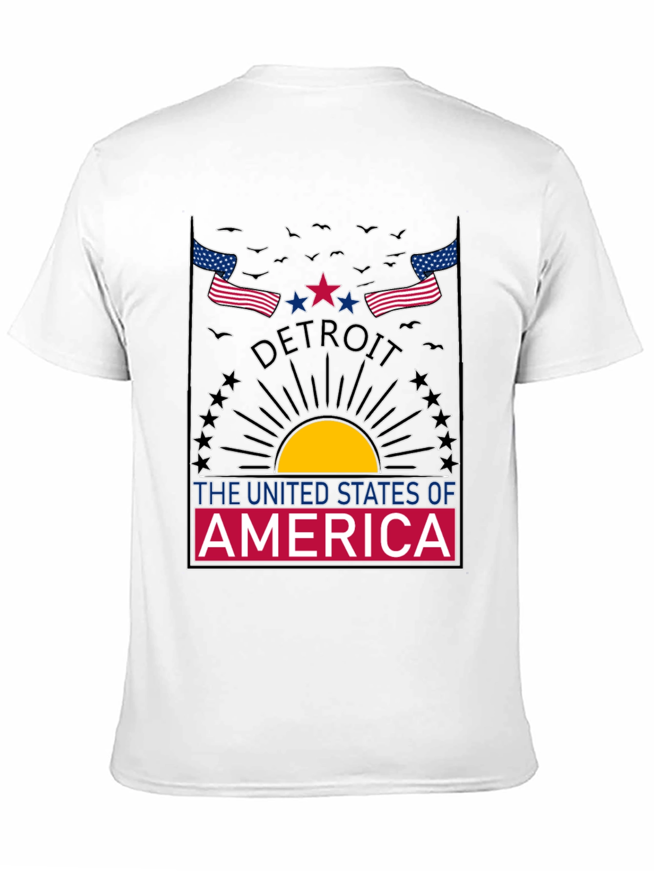 Detroit USA Graphic T-Shirt