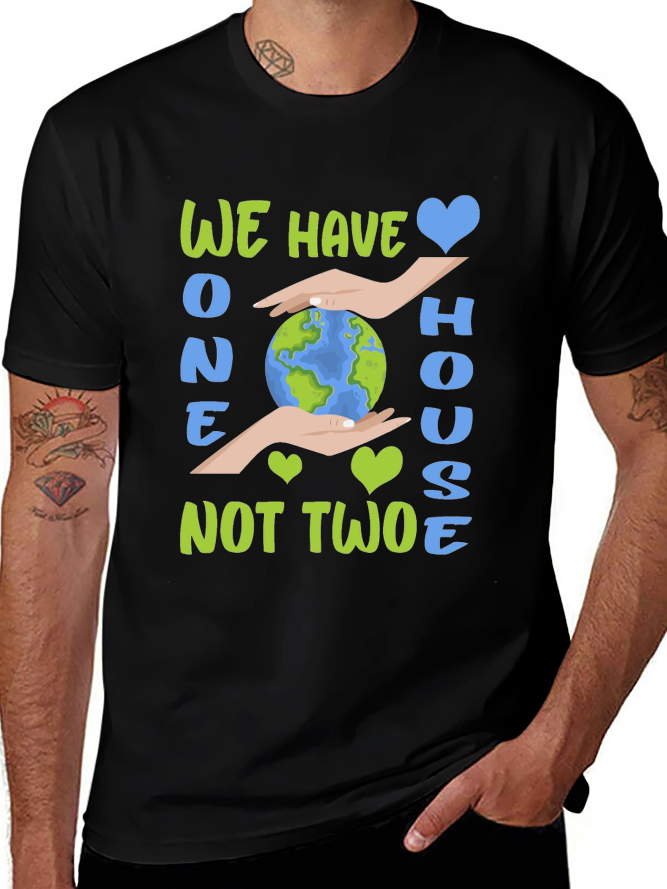 One Earth T-Shirt - Sustainable Planet Tee