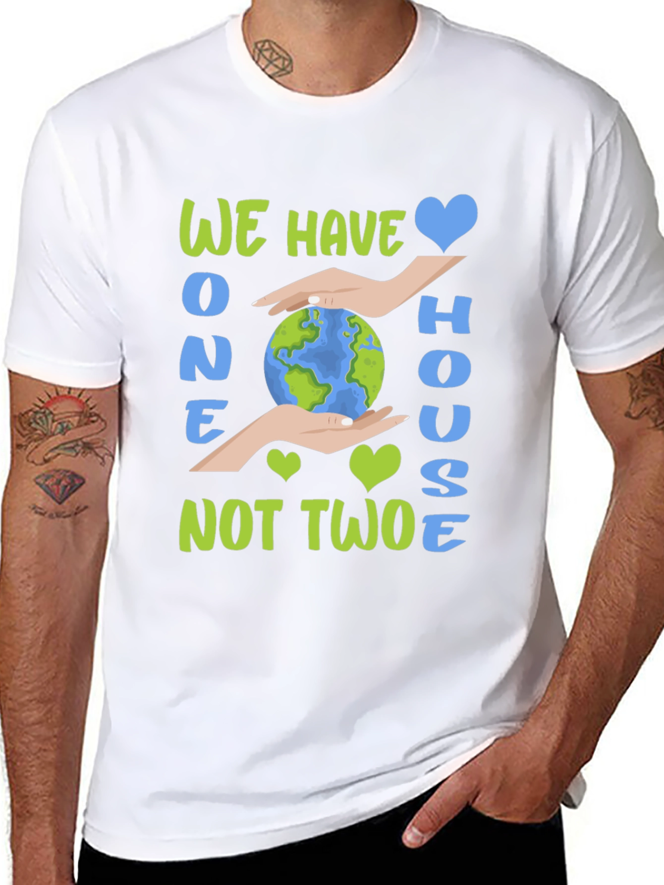 One Earth T-Shirt - Sustainable Planet Tee