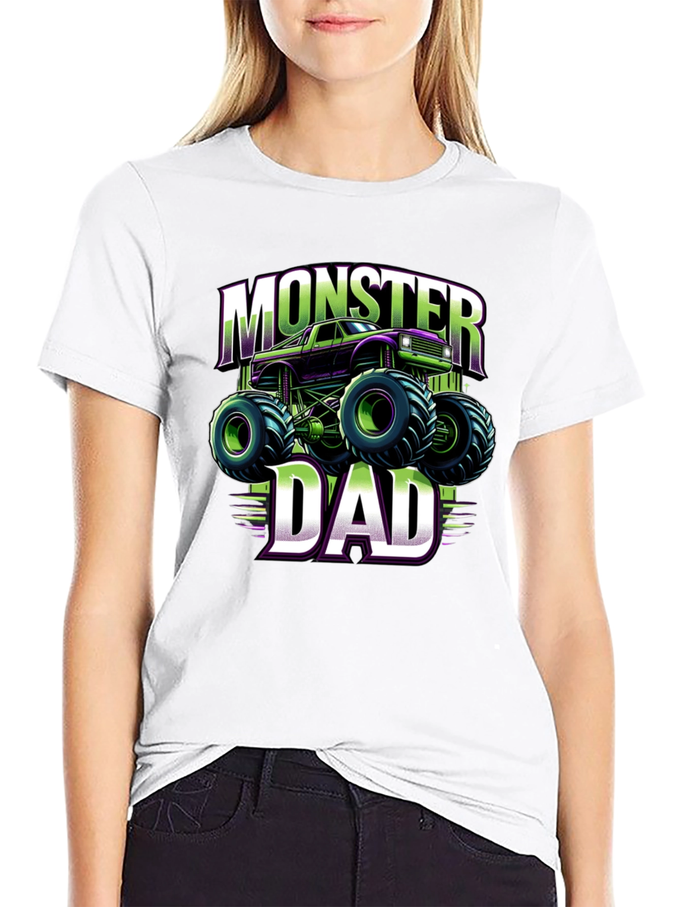 Monster Dad Truck Graphic T-Shirt