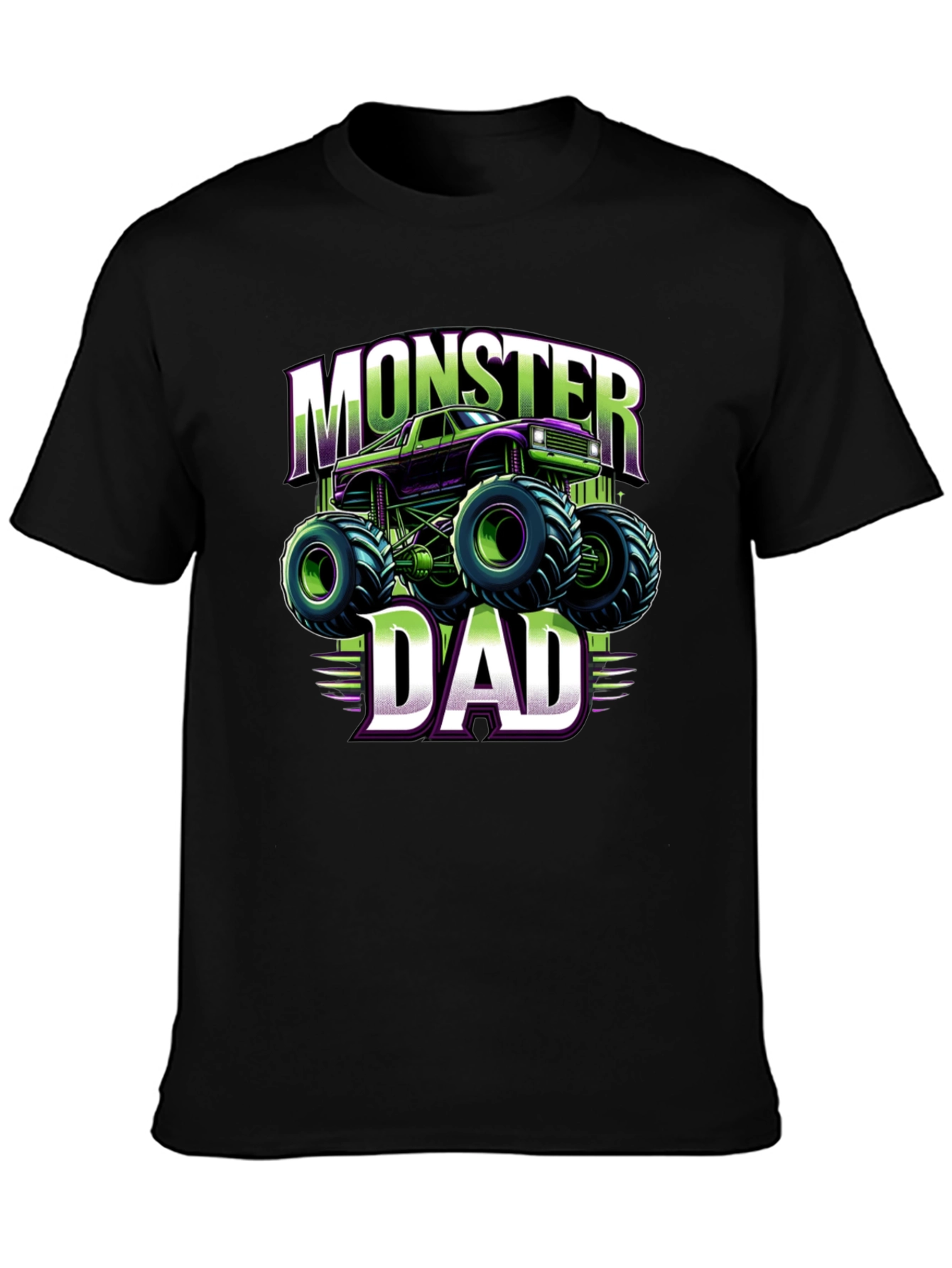 Monster Dad Truck Graphic T-Shirt