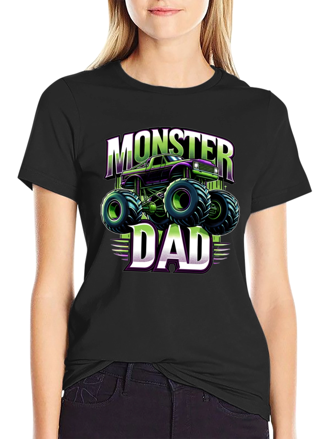 Monster Dad Truck Graphic T-Shirt
