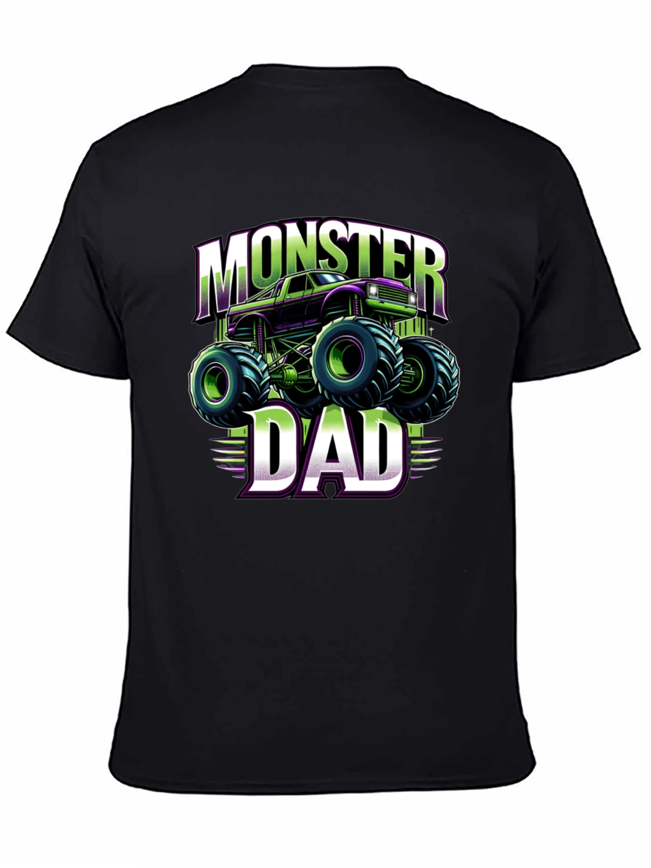 Monster Dad Truck Graphic T-Shirt