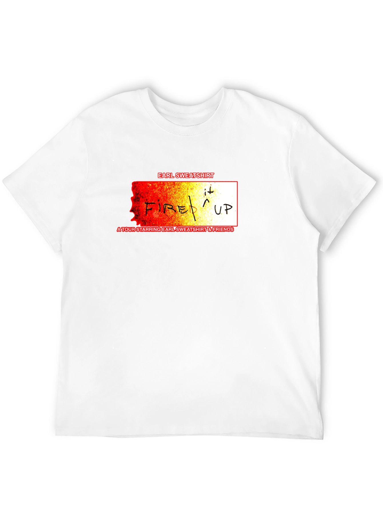 Earl Sweatshirt Fire It Up Tour T-Shirt Black