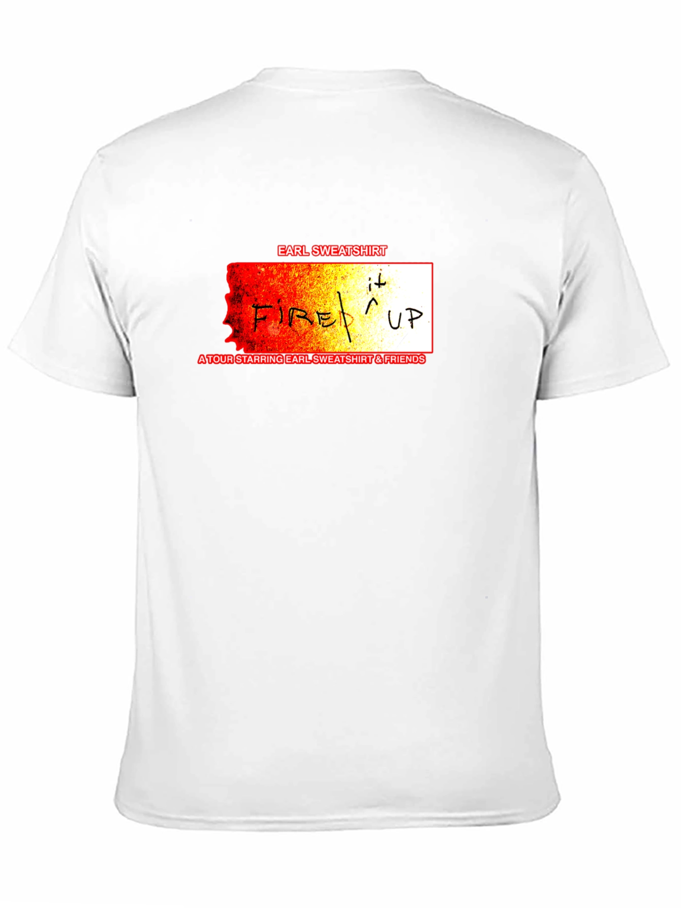 Earl Sweatshirt Fire It Up Tour T-Shirt Black