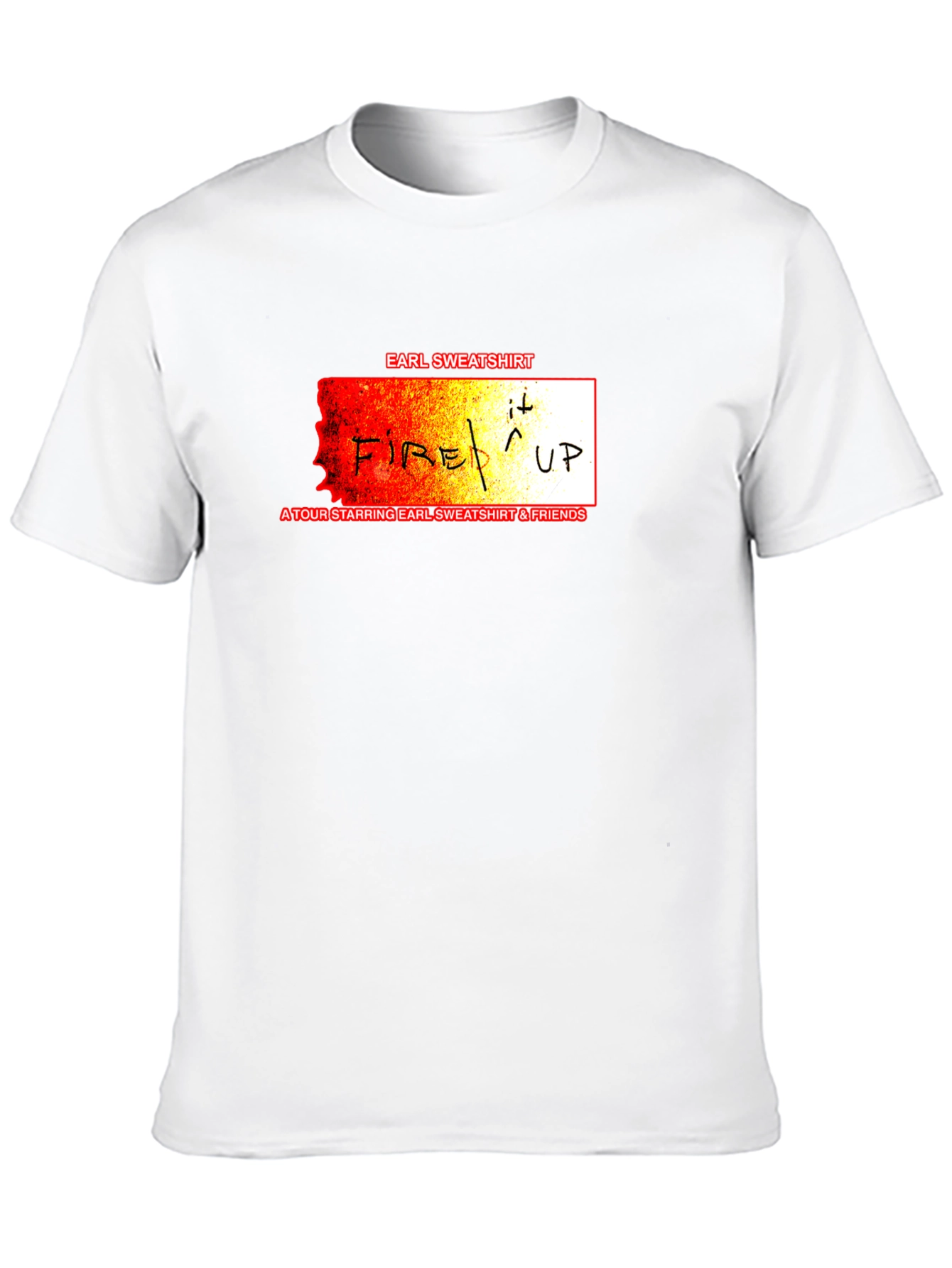 Earl Sweatshirt Fire It Up Tour T-Shirt Black
