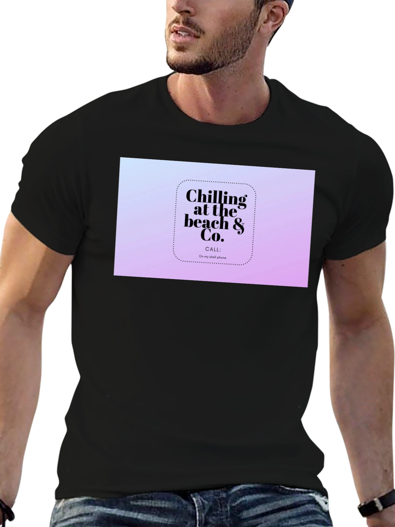 Chilling at the Beach & Co. Mens T-Shirt
