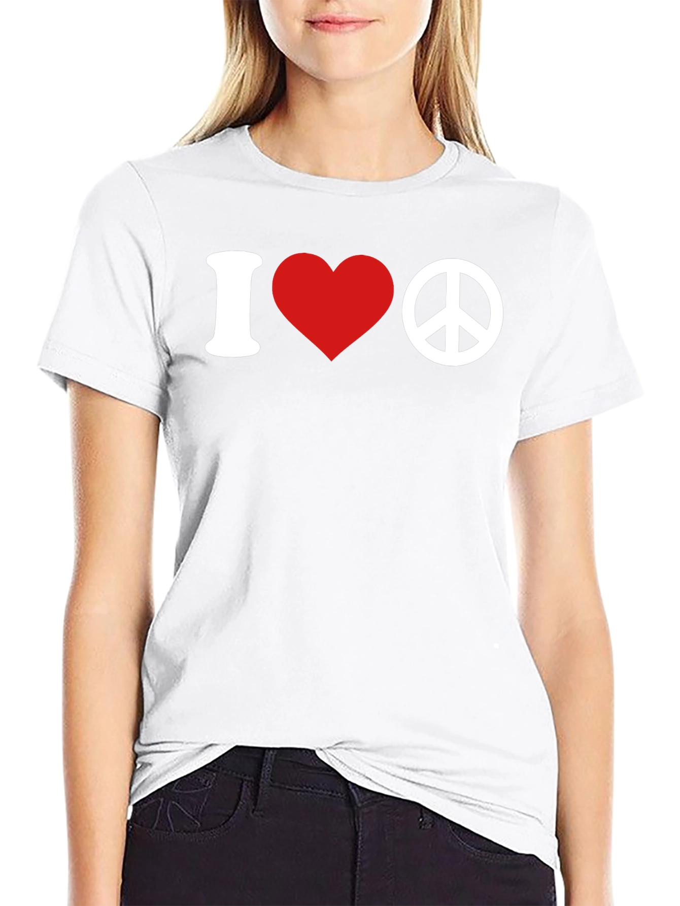 I Love Peace T-Shirt - Mens Graphic Tee
