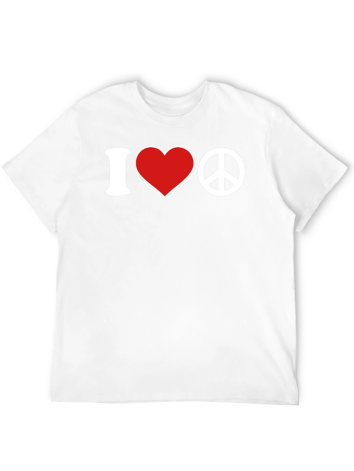 I Love Peace T-Shirt - Mens Graphic Tee