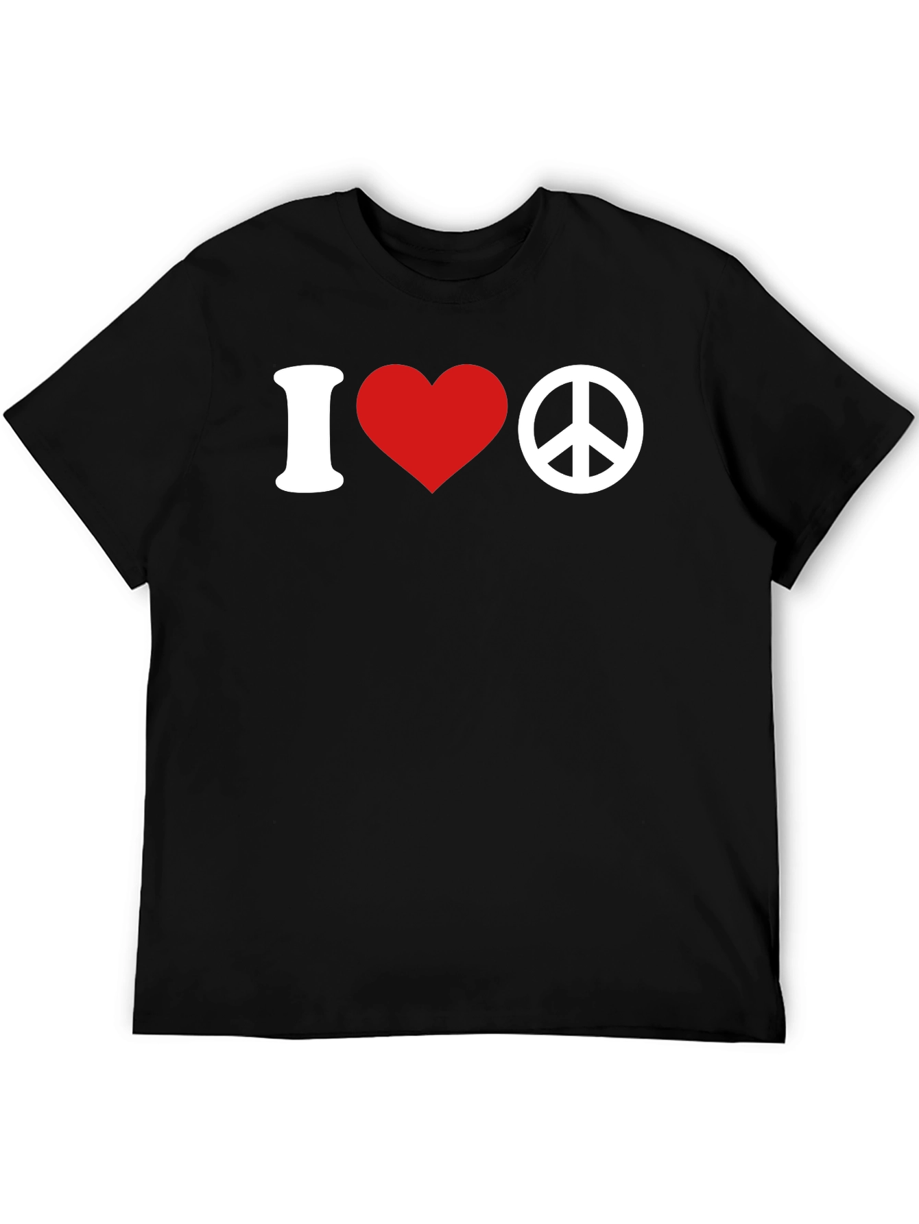 I Love Peace T-Shirt - Mens Graphic Tee