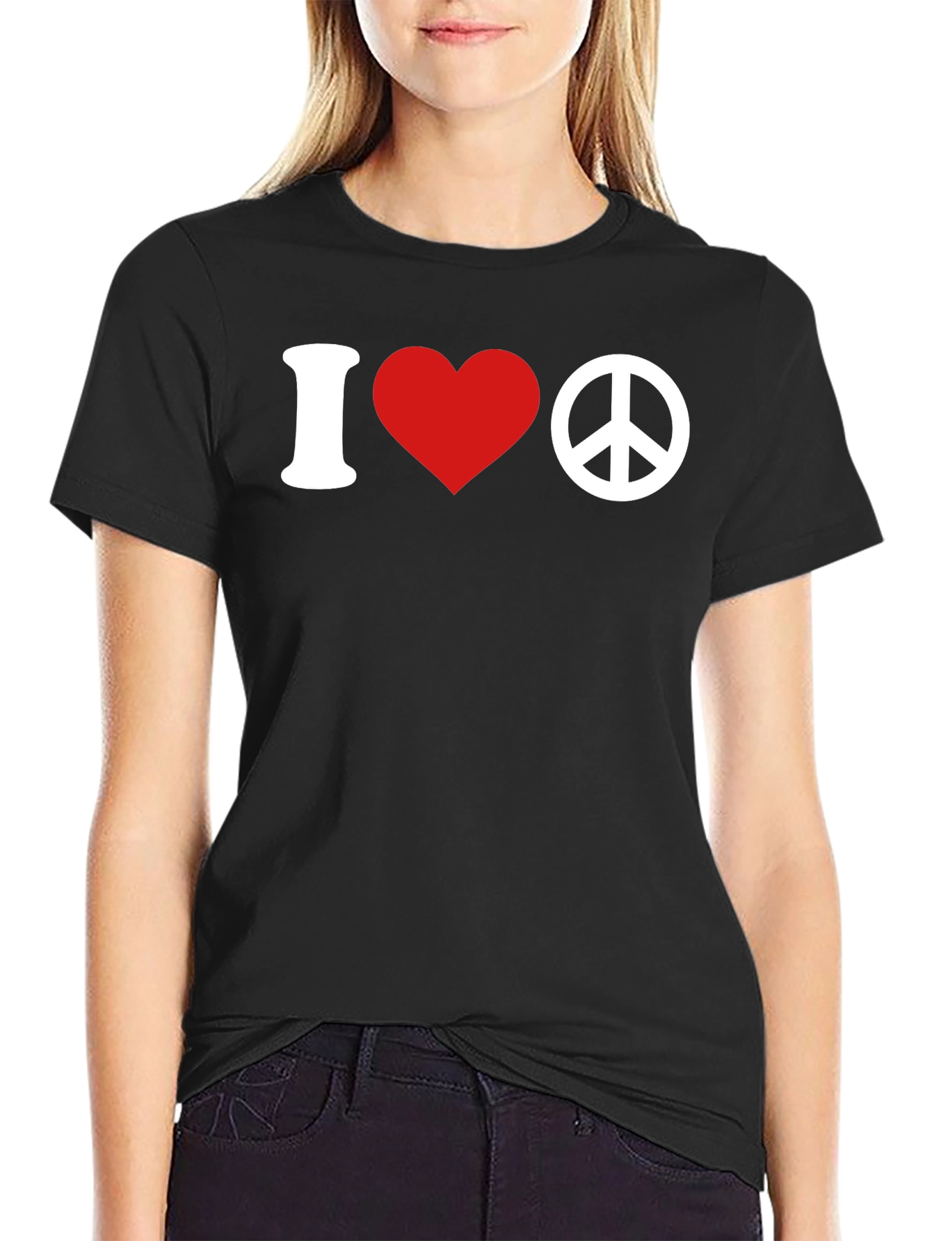 I Love Peace T-Shirt - Mens Graphic Tee