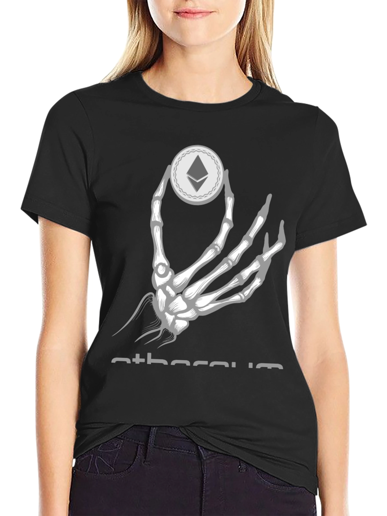 Ethereum Skeleton Hand T-Shirt