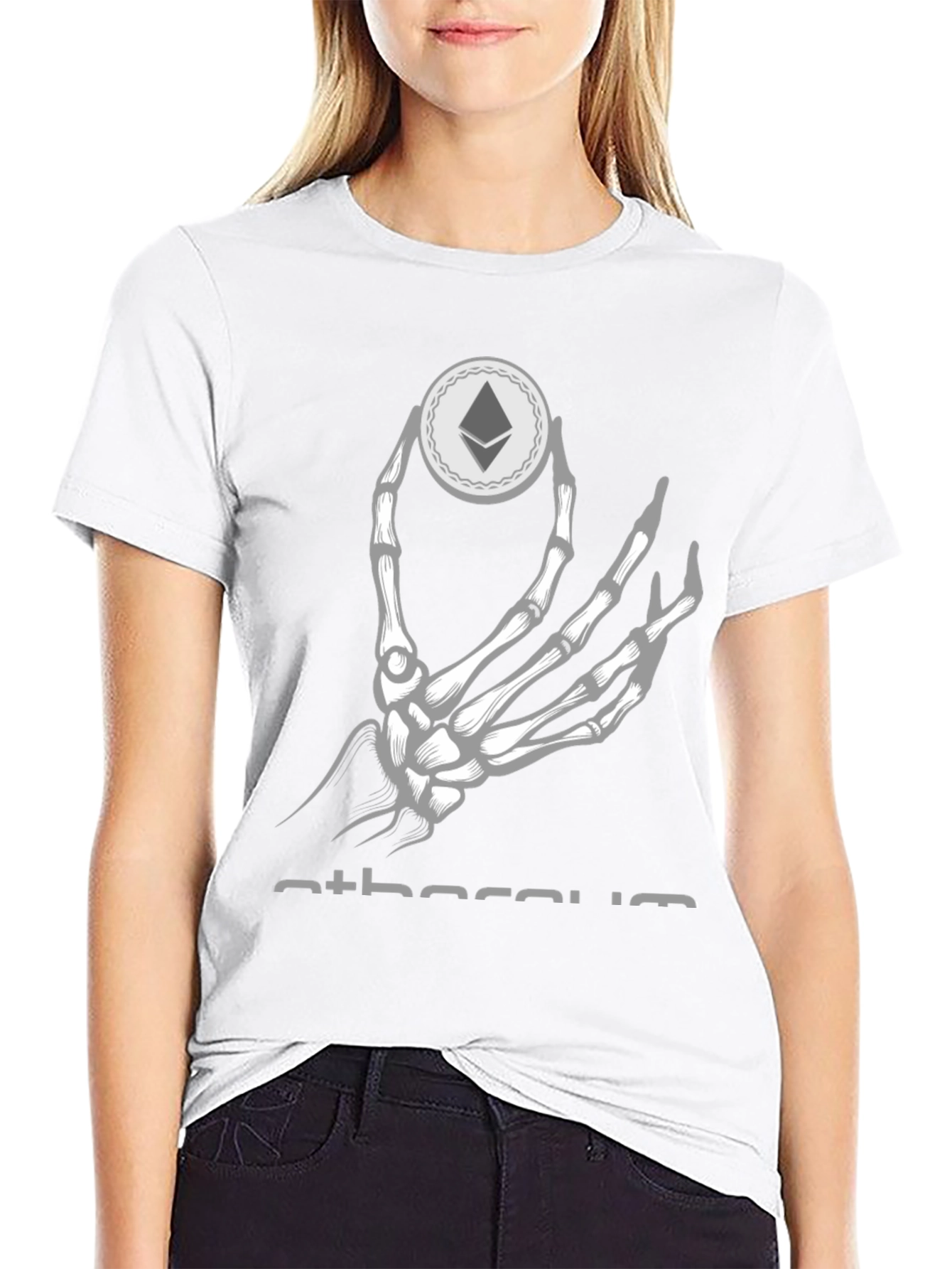 Ethereum Skeleton Hand T-Shirt