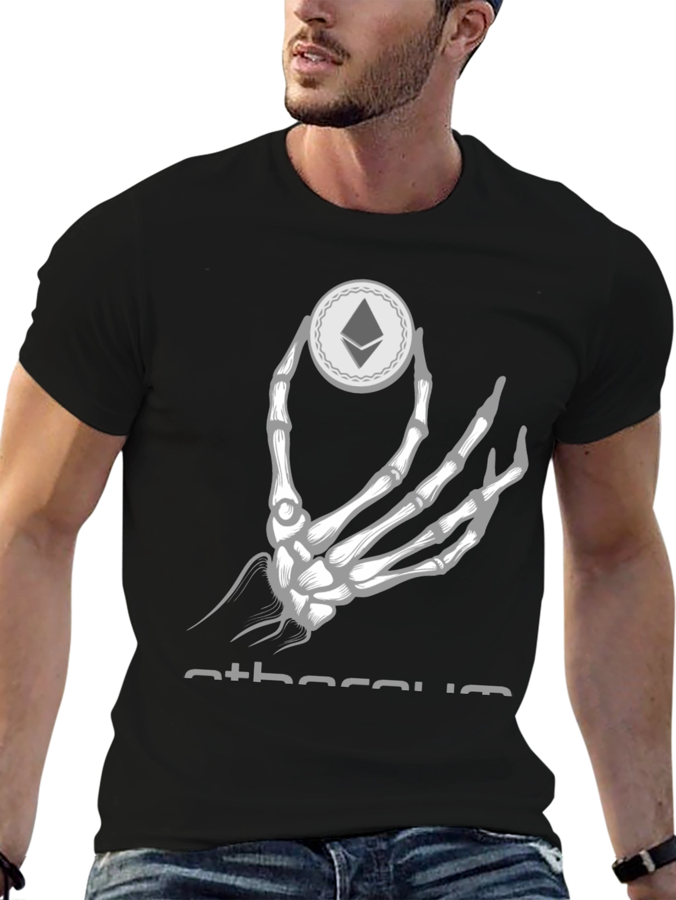 Ethereum Skeleton Hand T-Shirt