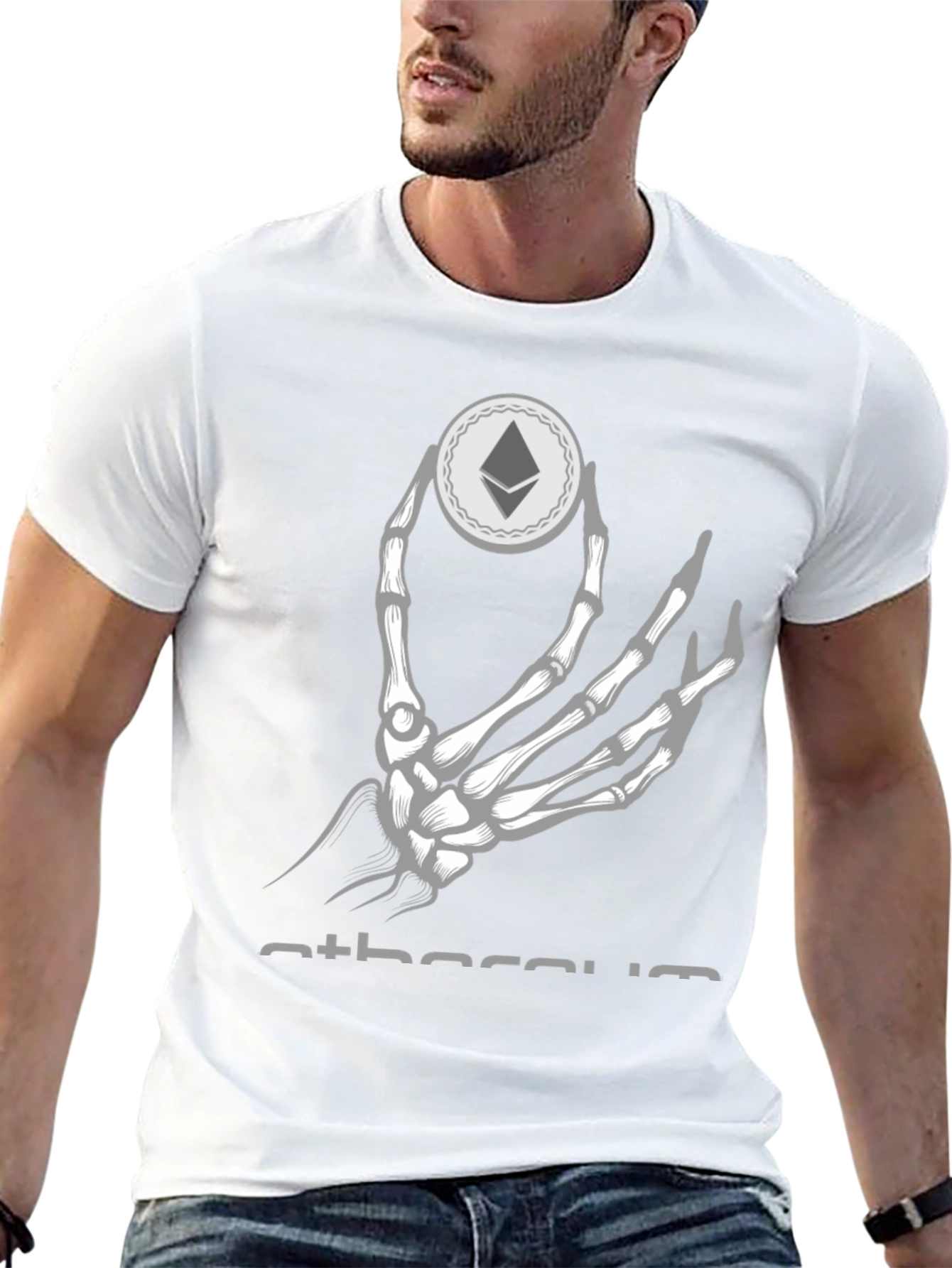 Ethereum Skeleton Hand T-Shirt