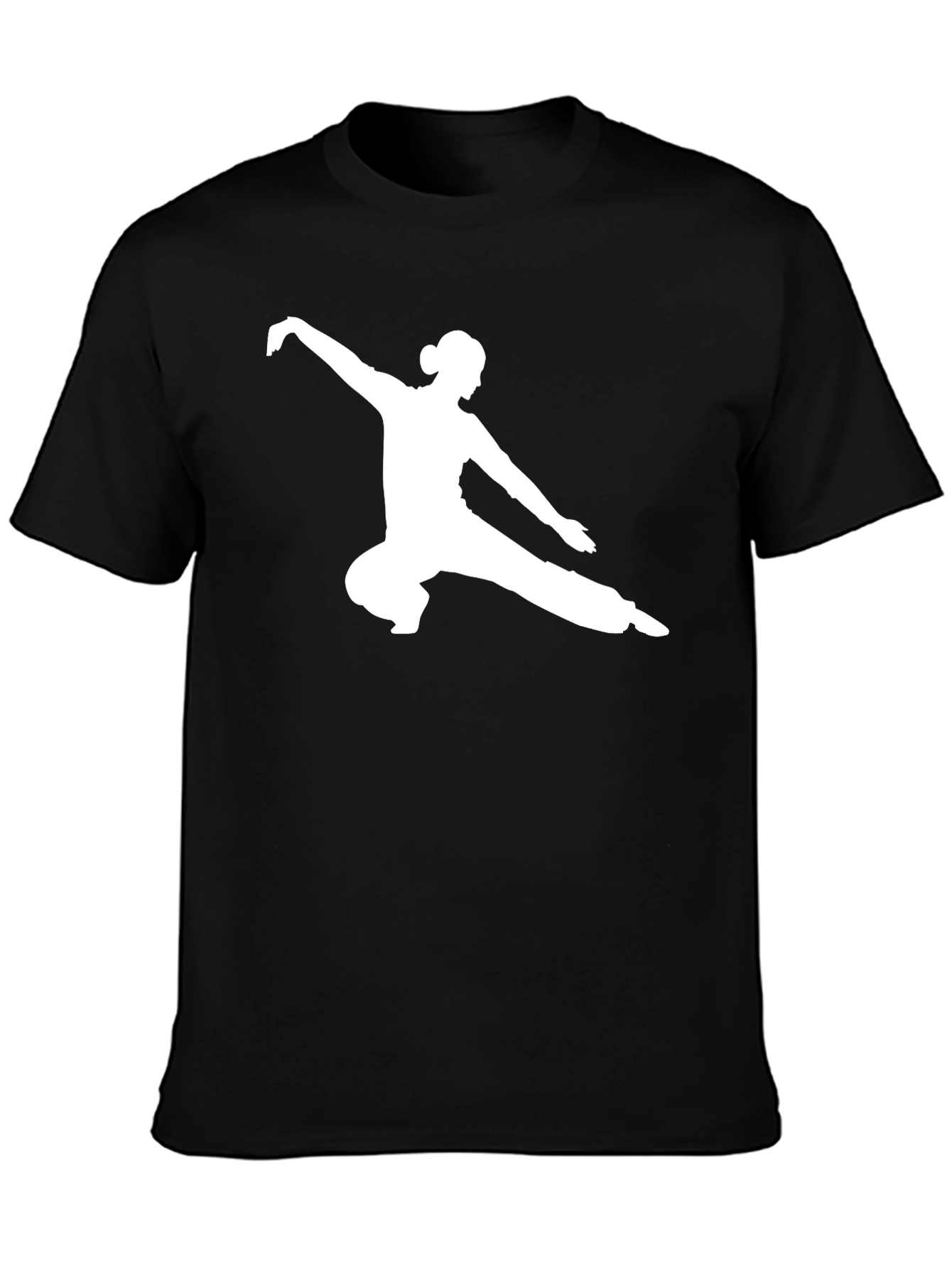 Kung Fu Silhouette Tee - Martial Arts Style