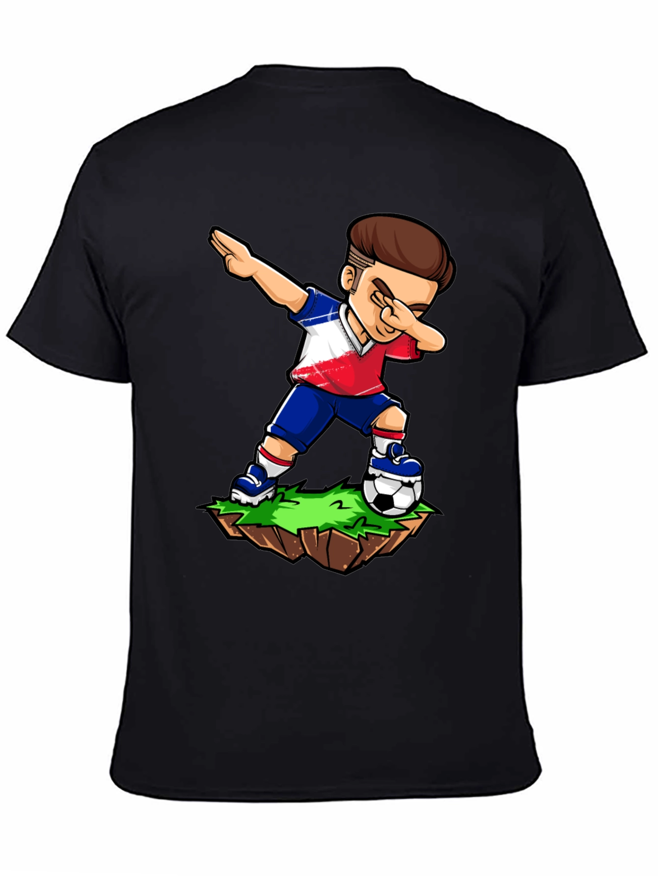 Dabbing Soccer Player Graphic Tee