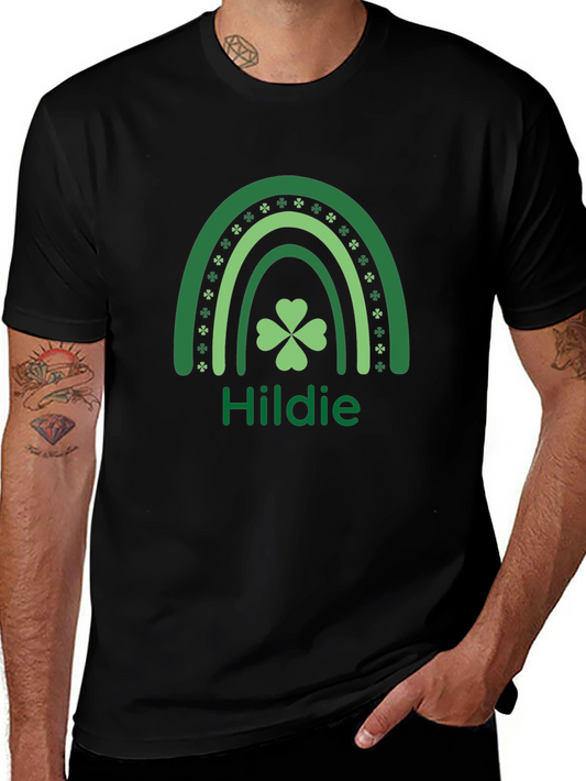 St. Patricks Day Hildie Shamrock Rainbow Shirt