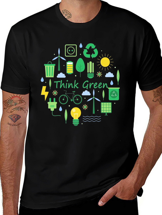 Eco-Friendly Think Green Graphic Tee