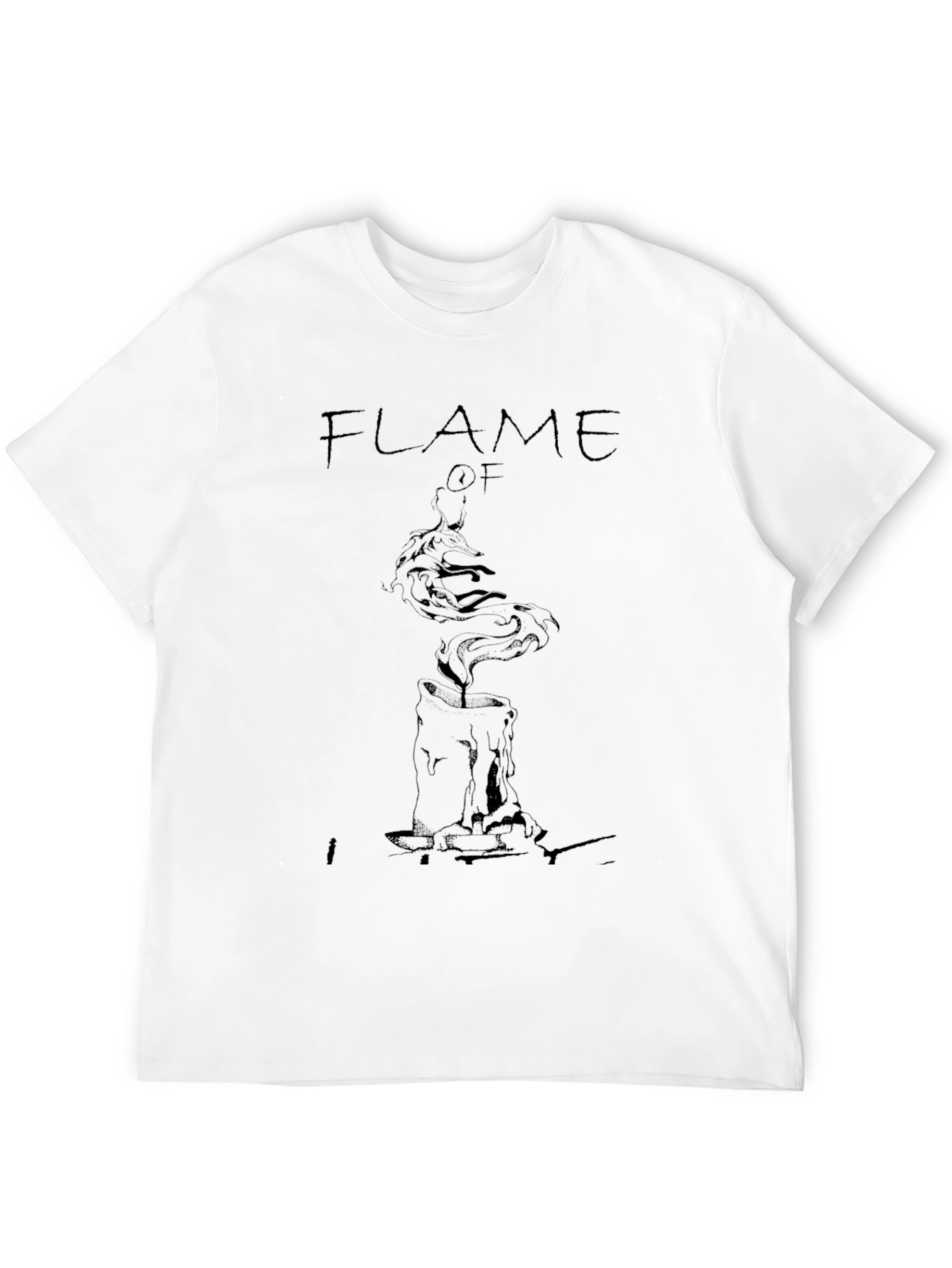 Flame Of T-Shirt - Black Graphic Tee